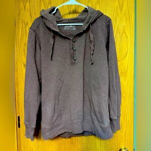 Eddie Bauer Sweatshirt with buttons.